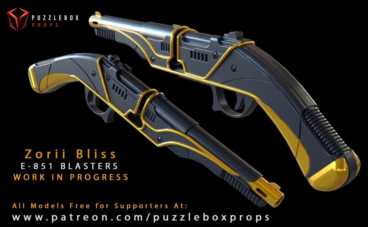 E-851 Blaster — 3D model download