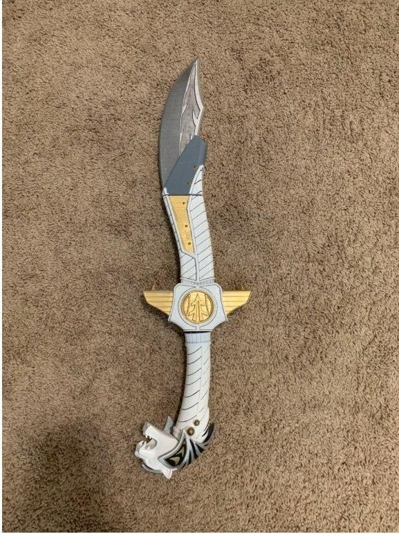 White Ranger Sword — 3D model download