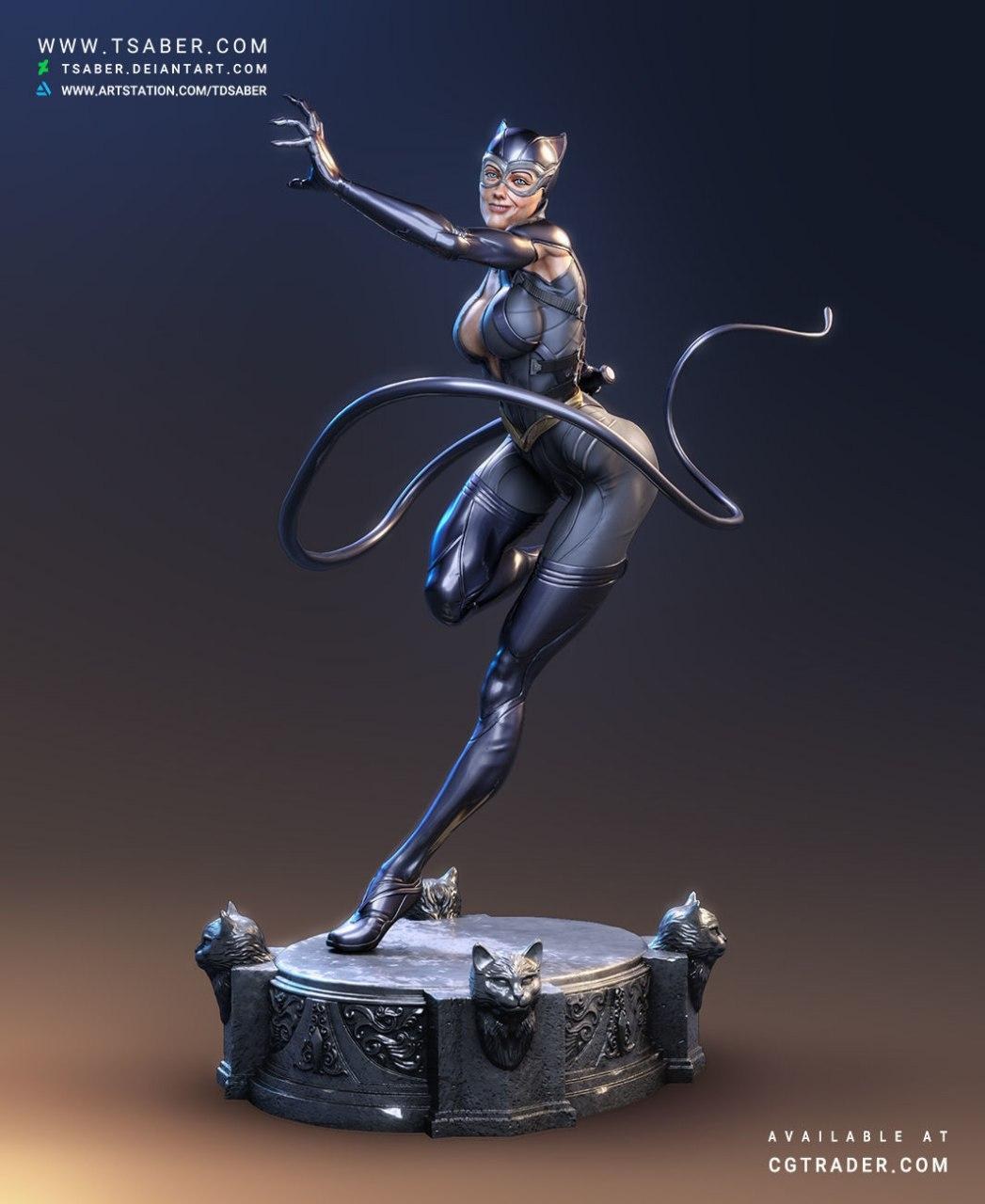 Catwoman - TSABER — 3D model download