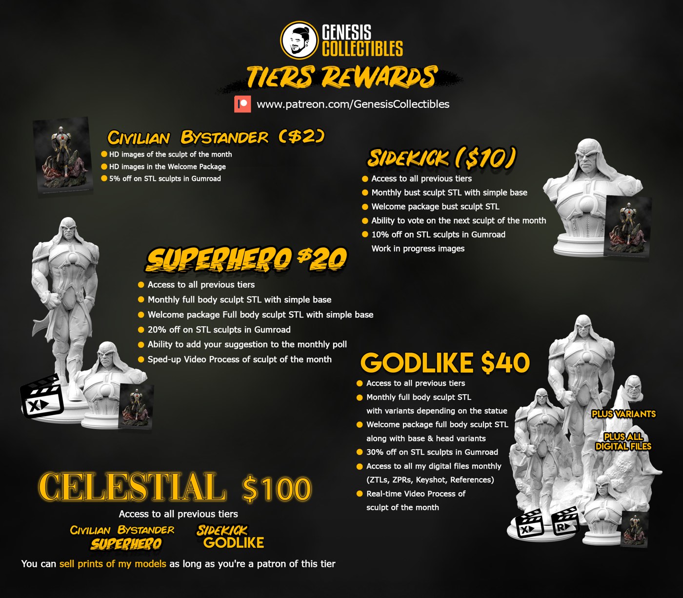Darkseid — 3D model download