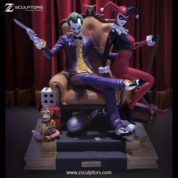 Joker Harley Quinn - ZSculptors — 3D model download