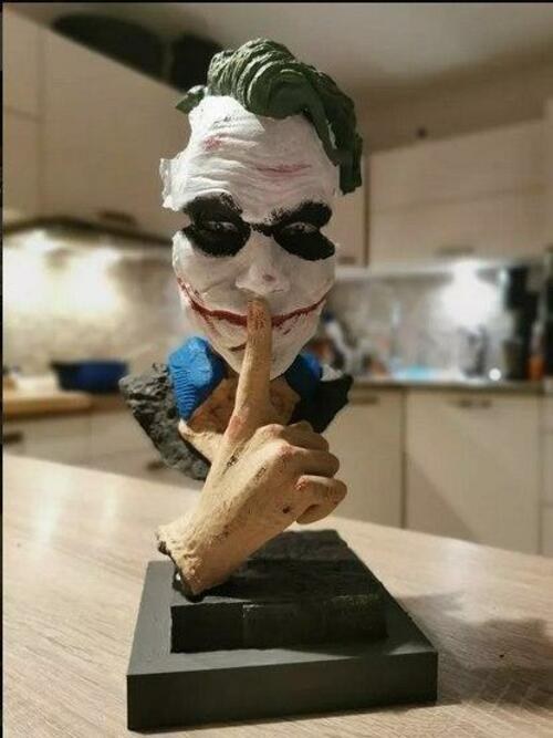 Joker Bust Cara — 3D model download