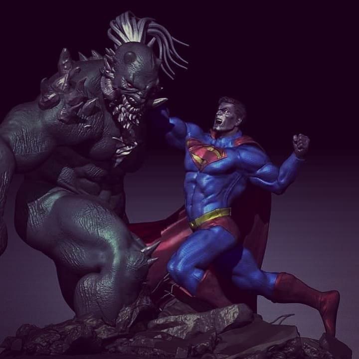 Doomsday vs Superman - Fragmintz — 3D model download