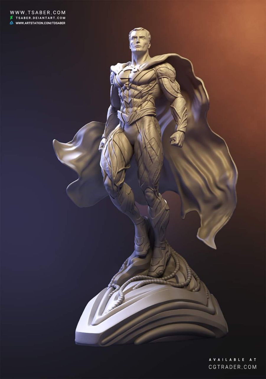 Superman - TSABER — 3D model download