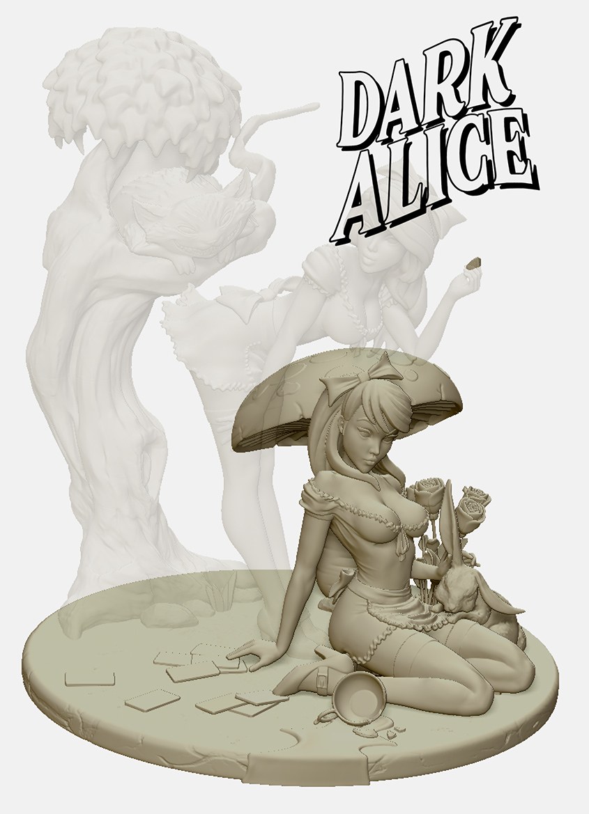 Dark Alice — 3D model download