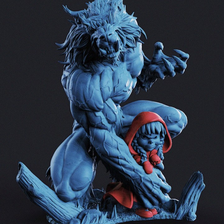 Little Red Riding Hood — 3D model download