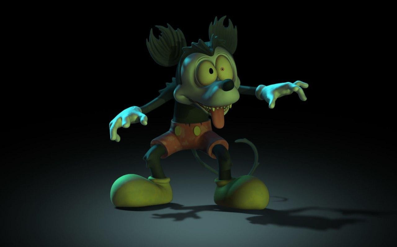Mickey Mouse - Zombie — 3D model download