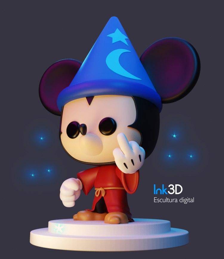 Mickey Mouse Chibi — 3D model download