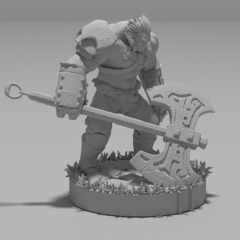 Axe (Dota 2) — 3D model download
