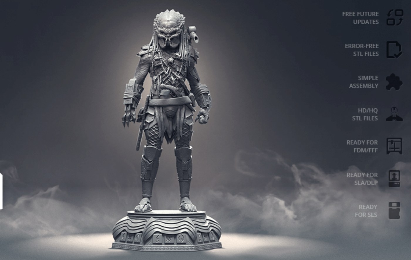 Elder Predator — 3D model download