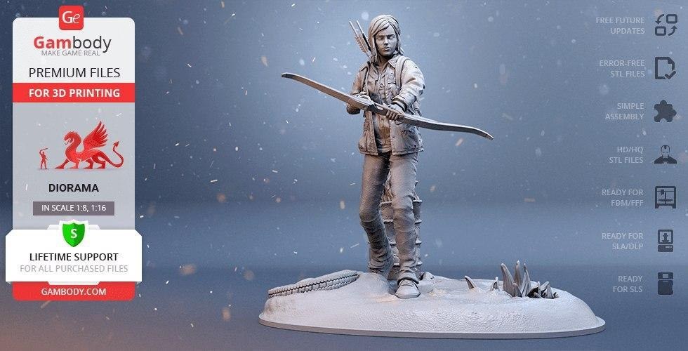 Ellie The Last of US — 3D model download