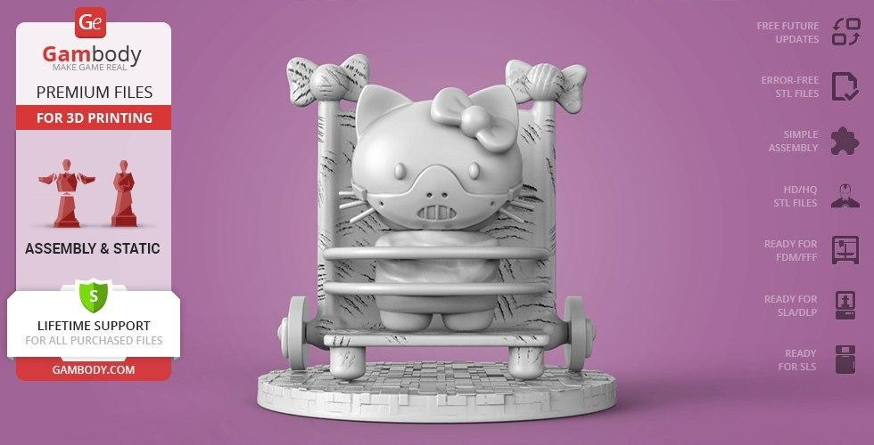 Hello Hannibal Kitty — 3D model download