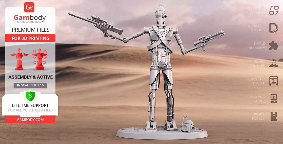 IG-11 Droid — 3D model download