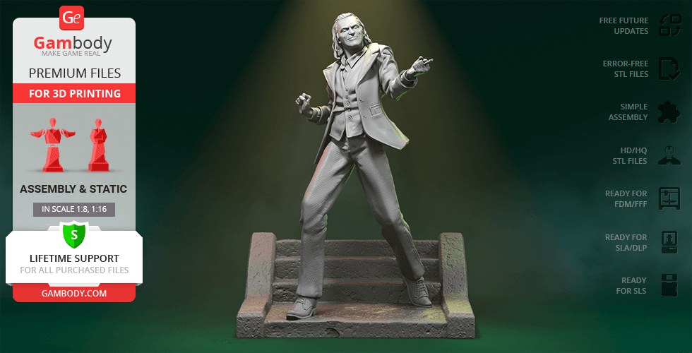 Joker Joaquin Phoenix — 3D model download