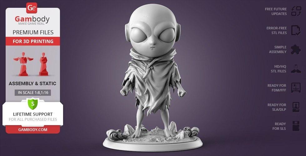 Kid Jiren — 3D model download