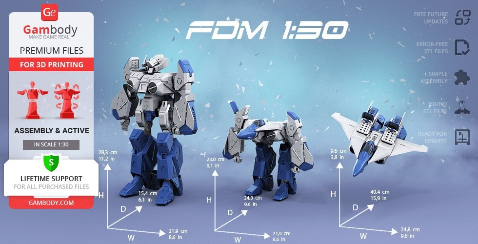 Robotech VFA 6 Alpha Bay — 3D model download