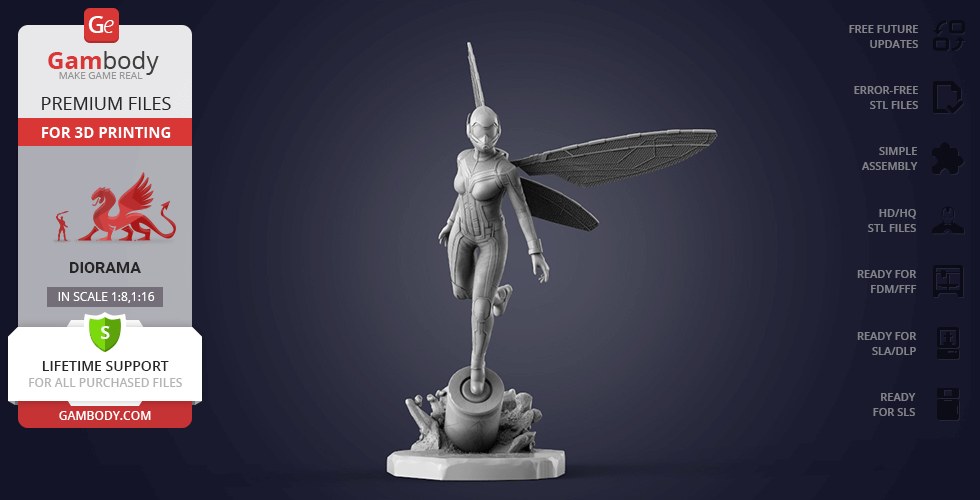 The Wasp — 3D model download