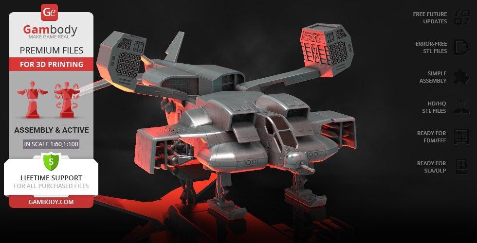 UD-4L Cheyenne — 3D model download