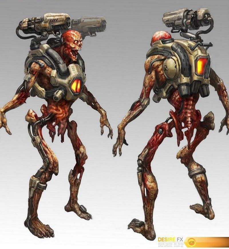 Doom Revenant Monster - DESIREFX — 3D model download