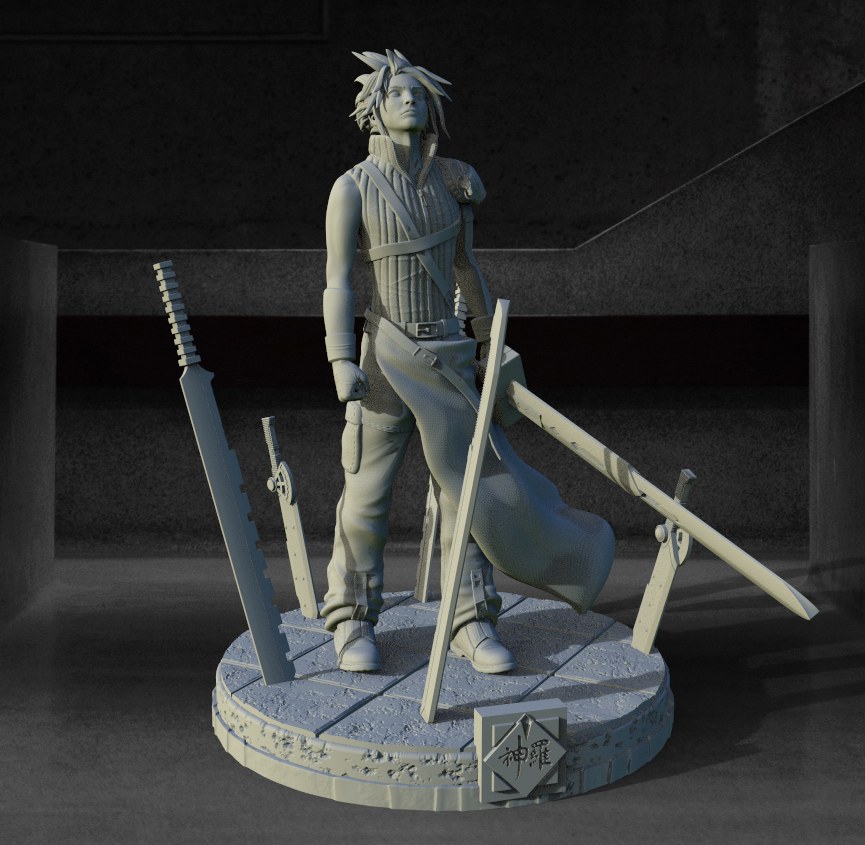 Cloud Strife — 3D model download