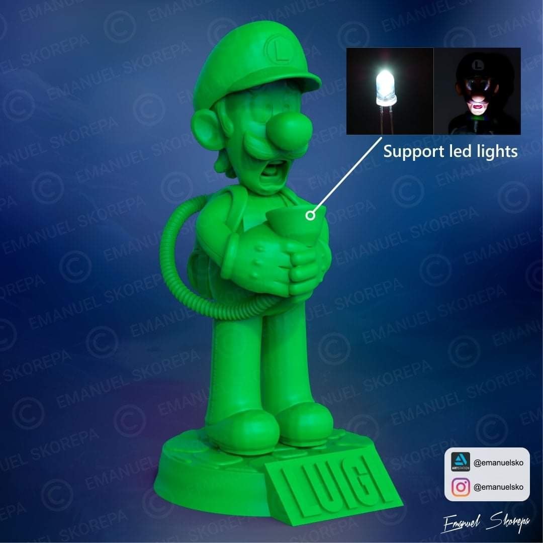 Luigi Mansion Linterna — 3D model download