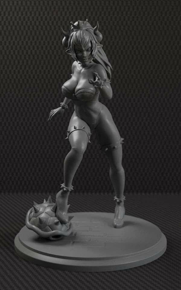 Bowsette — 3D model download