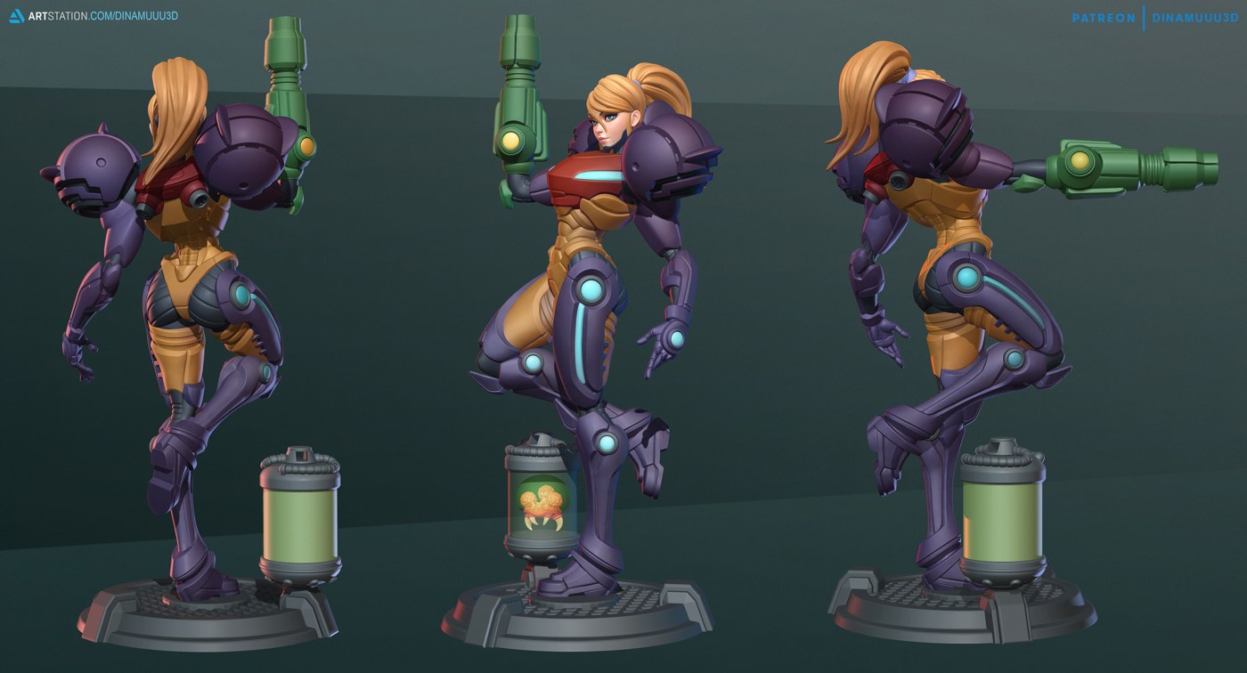 Metroid — 3D model download