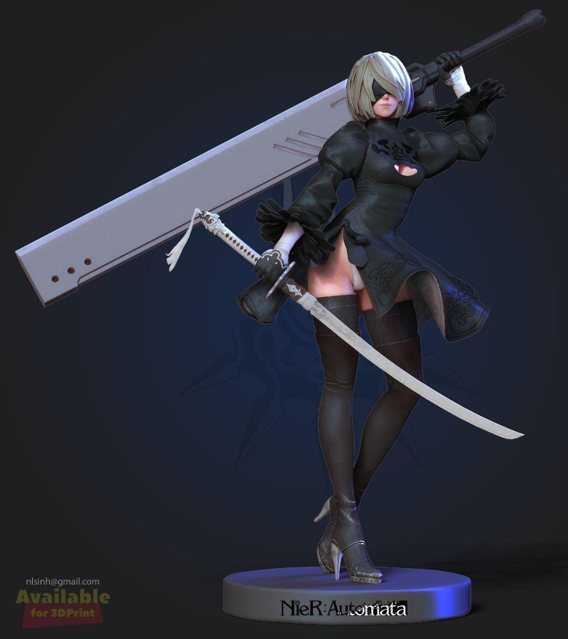 Nier Automata — 3D model download