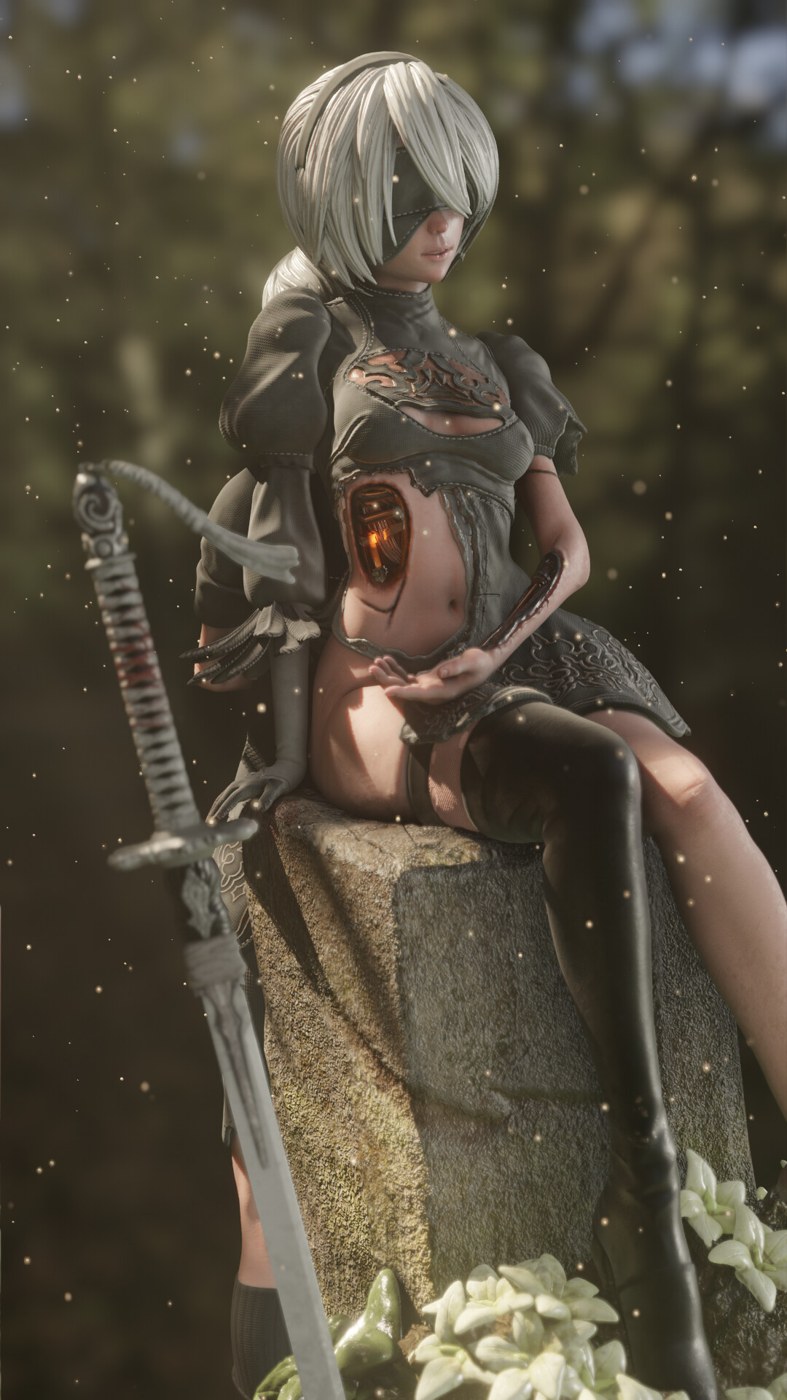 2B 9S - Ultra HQ — 3D model download