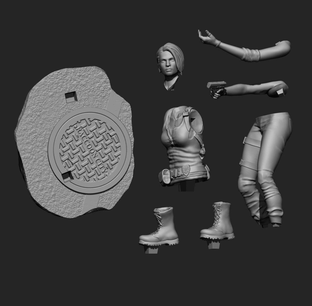 Jill Valentine — 3D model download