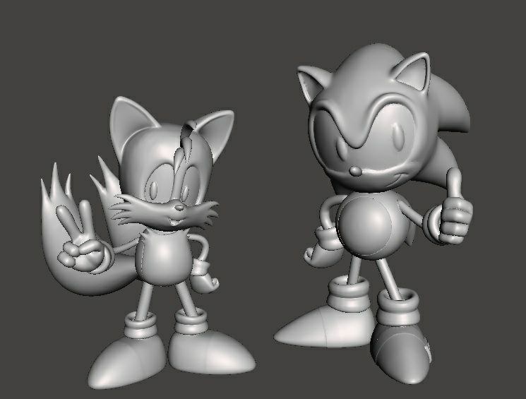 Sonic And Tails — 3D model download