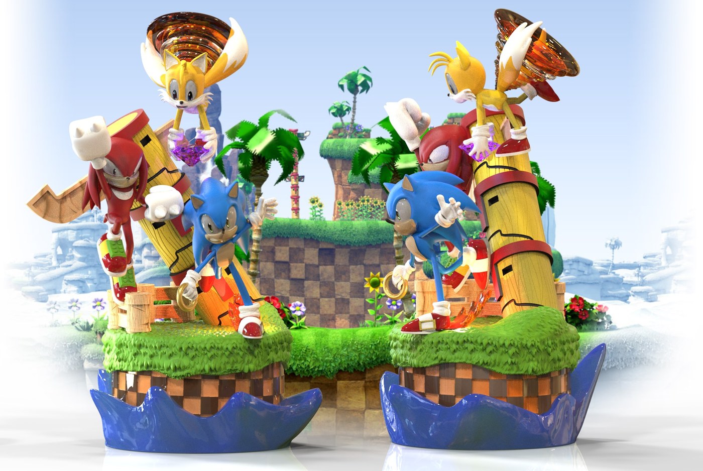 Sonic Diorama V2 — 3D model download