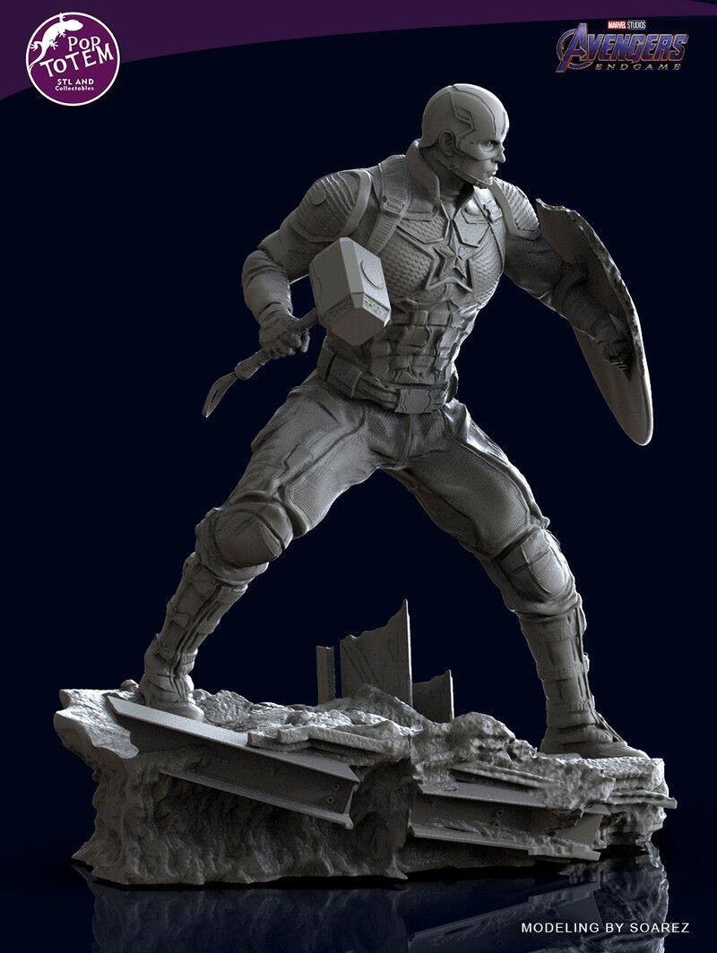 Capitan America - Poptotem — 3D model download