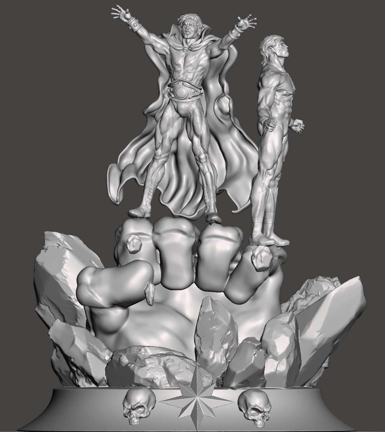 Captain Marvel and Adam Warlock — 3D model download