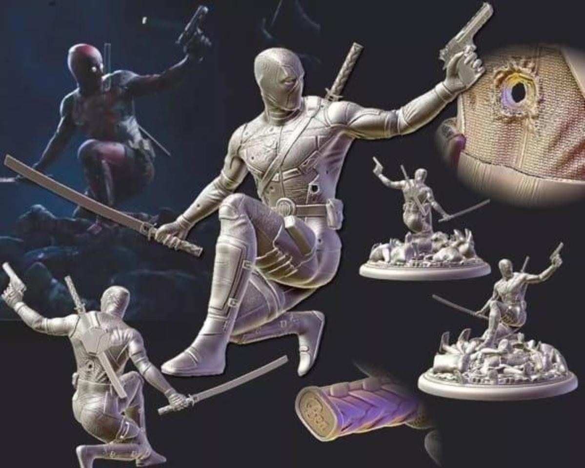 Deadpool - Hex3D — 3D model download