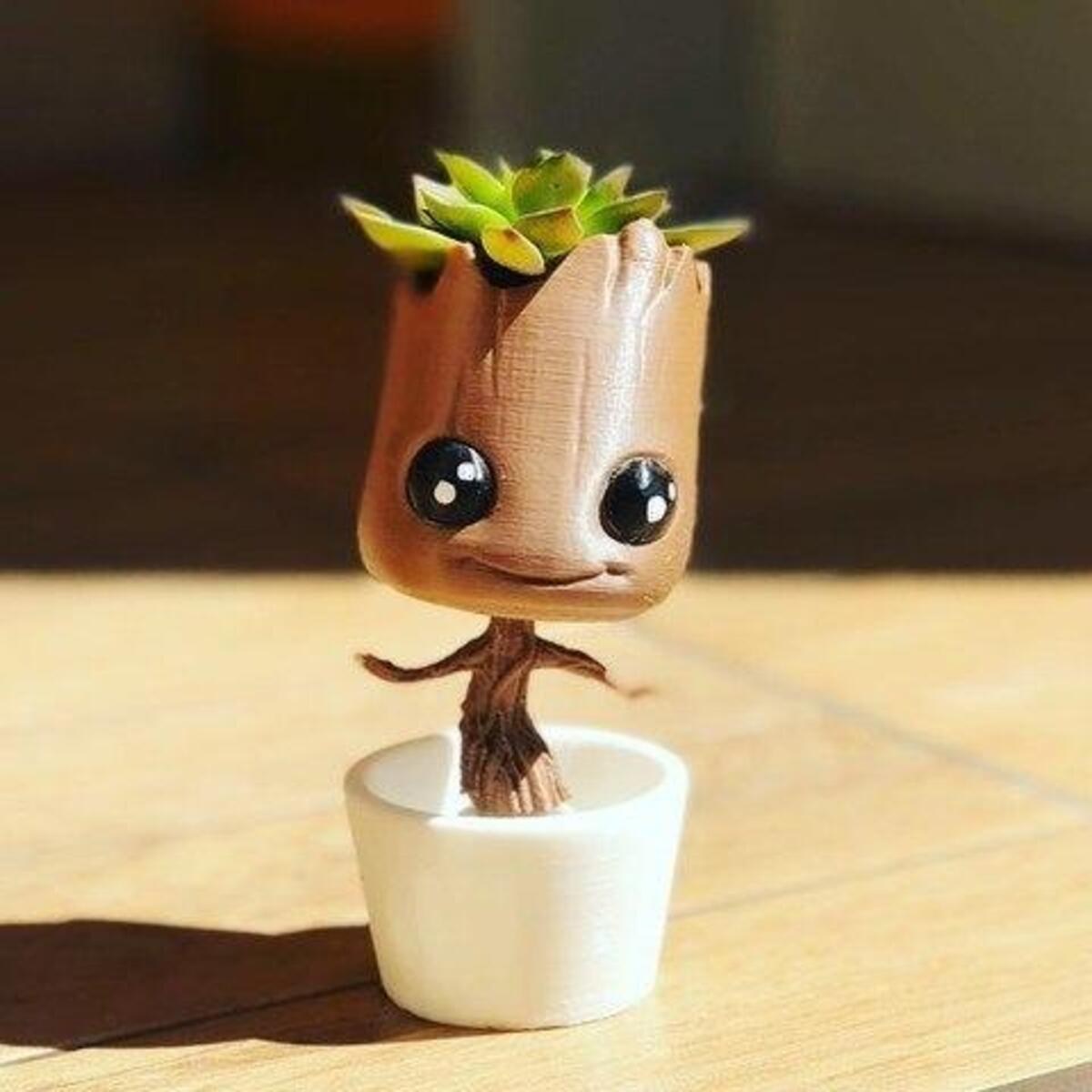 Groot Baby Cartoon - Pot — 3D model download