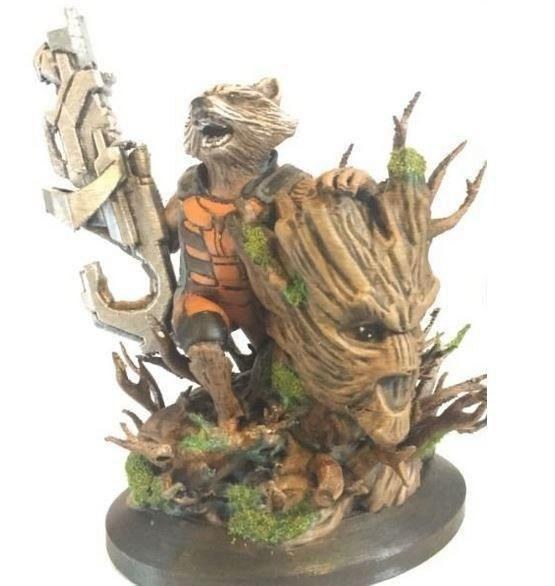 Rocket and Groot — 3D model download