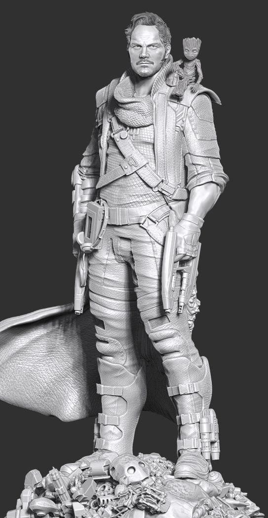 Star Lord Peter Quill — 3D model download