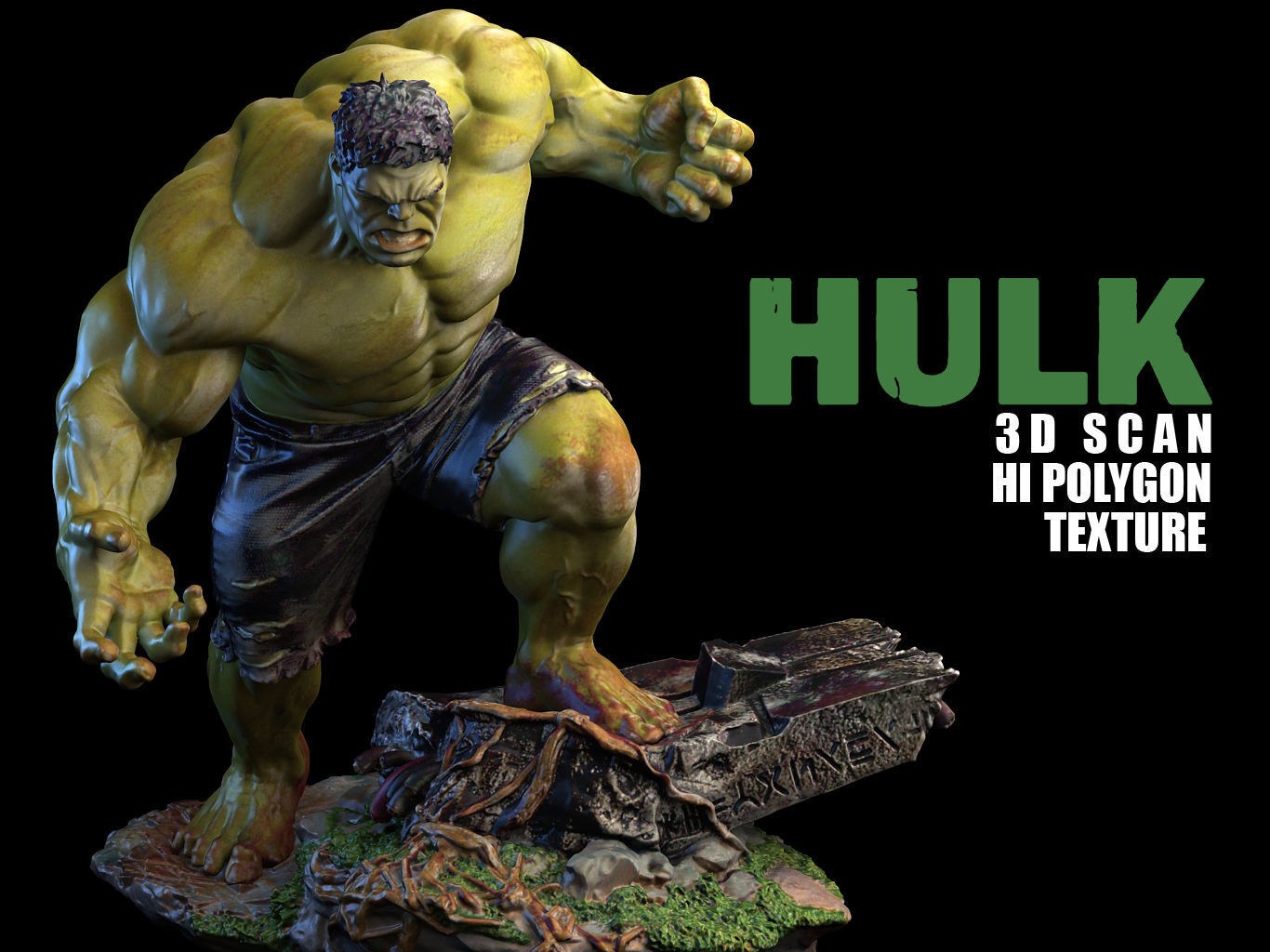 Hulk 3d Scan — 3D model download