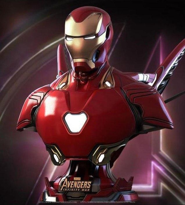 Life Size Bust Ironman MK 50 — 3D model download