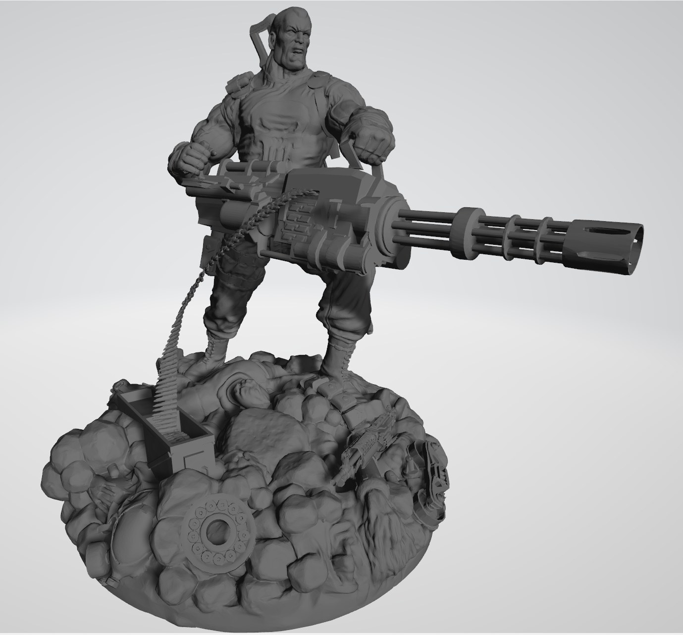 Punisher Diorama — 3D model download
