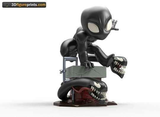 Chibi Symbiote Spiderman - 3dfigureprints — 3D model download