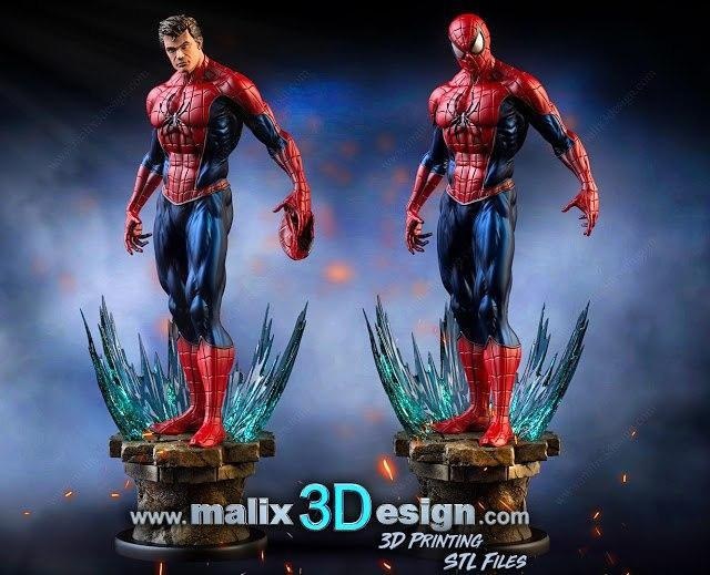 Spiderman - From Sinister Six - Sanix Diorama — 3D model download