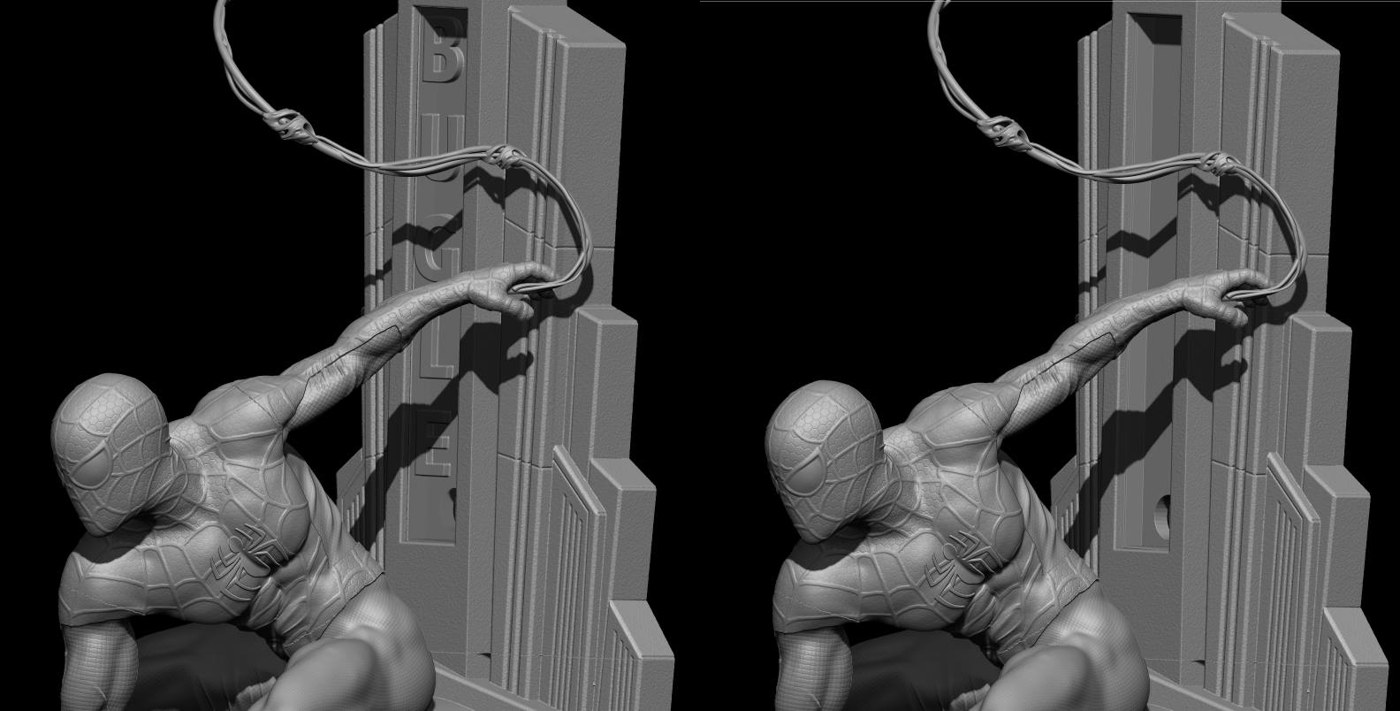 Spiderman Clock — 3D model download