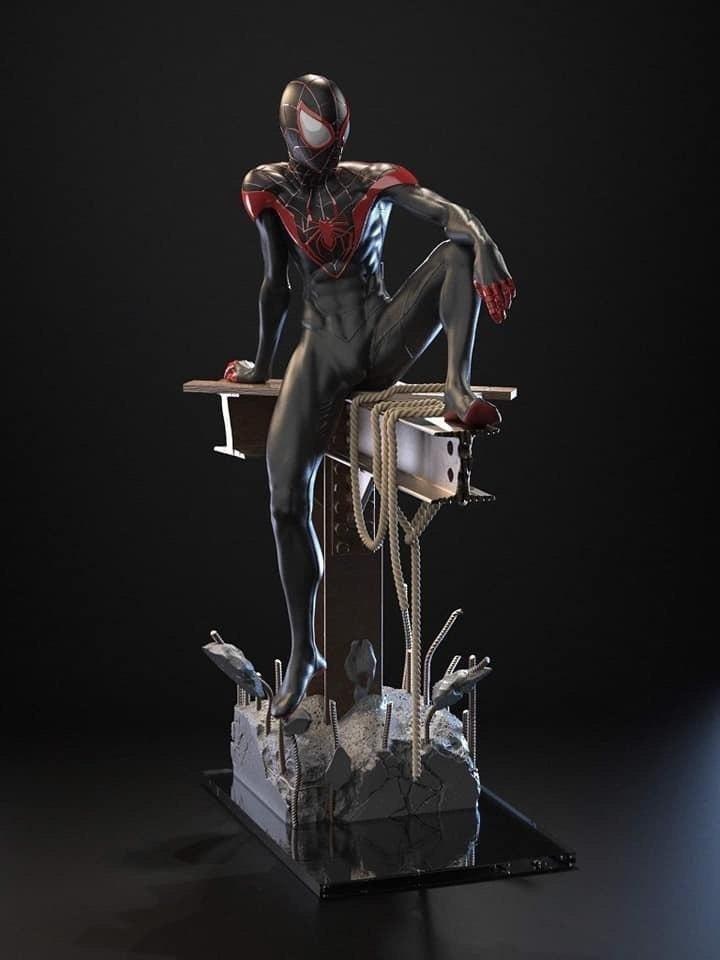Spiderman Miles HQ — 3D model download