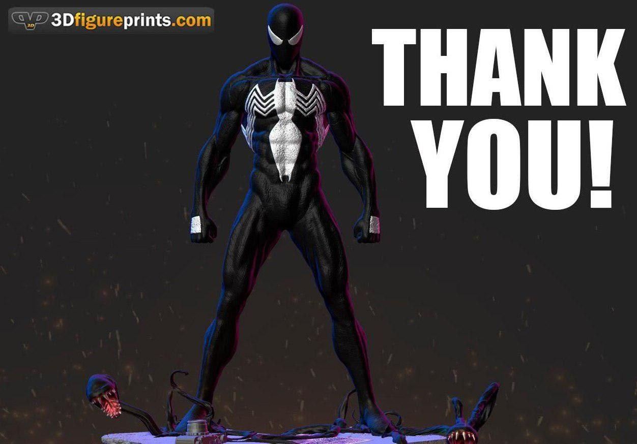 Symbiote Spiderman - 3dfigureprints — 3D model download