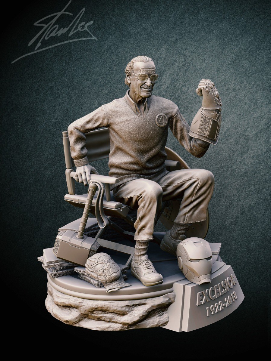 Stan Lee — 3D model download