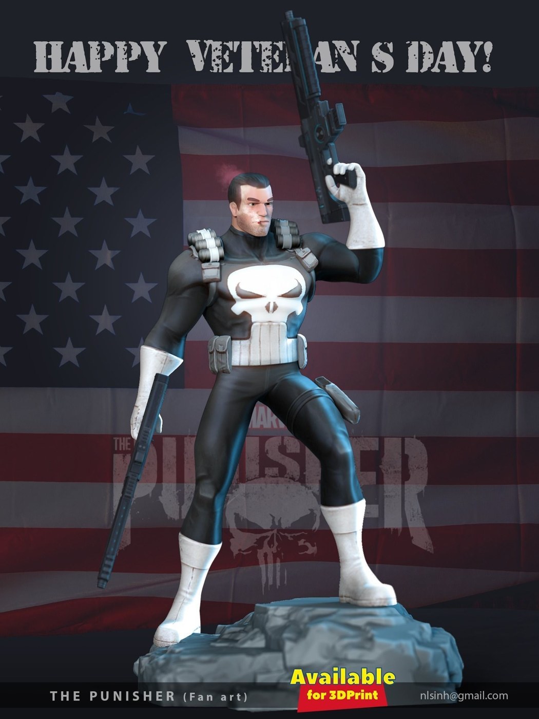 The Punisher — 3D model download