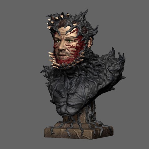 Venom - Tom Hardy Bust — 3D model download