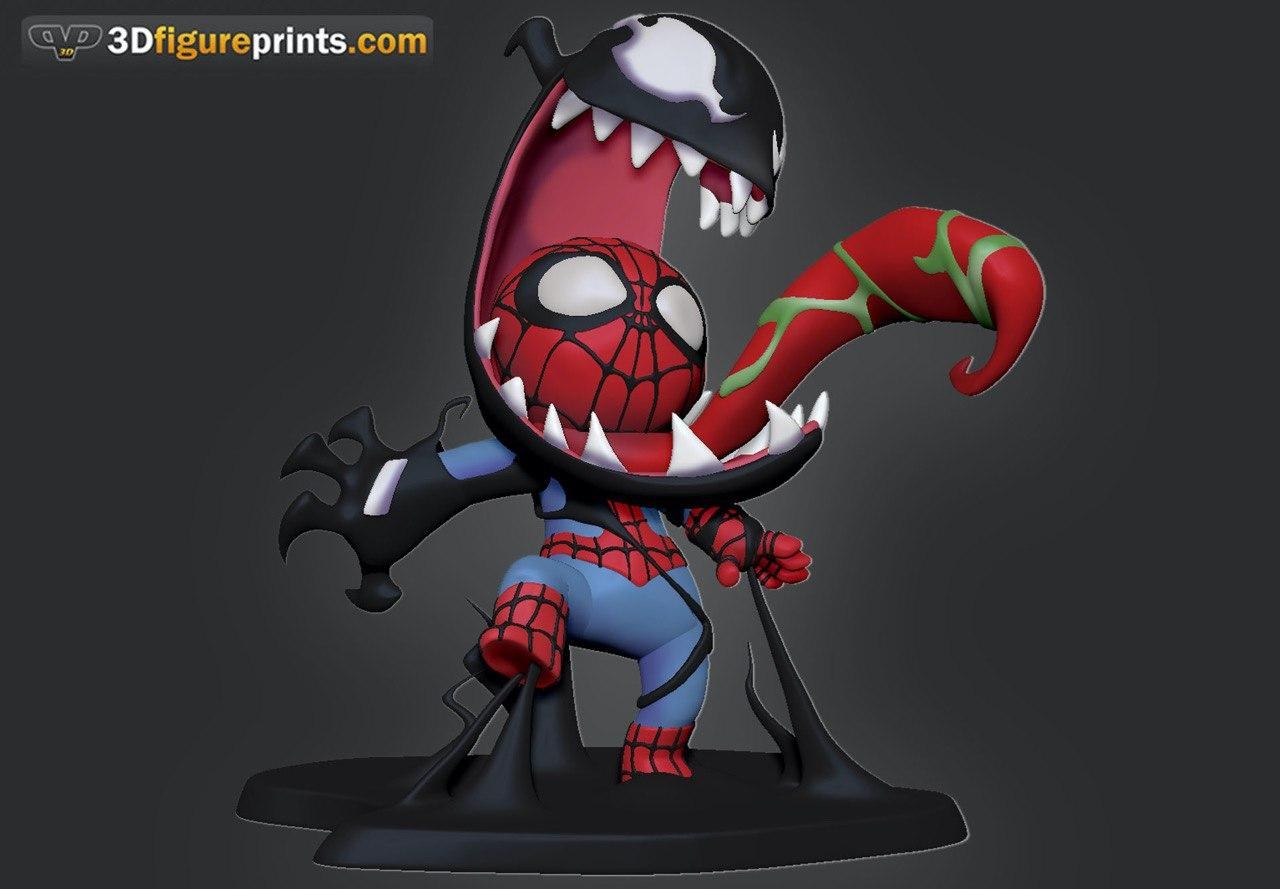 Venom Take Over Chibi - 3dfigureprints — 3D model download